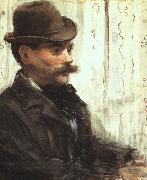 Edouard Manet Portrait of Alphonse Maureau oil painting on canvas